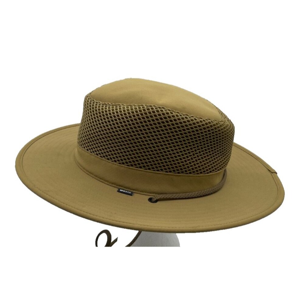 REI Co-op Sahara Path Hat with Chinstrap Cork Brown UPF 50+ Unisex Size Medium